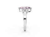 White gold Three-Stone Fancy Pink Marquise  Cut Solitaire Ring with Prong Setting_5