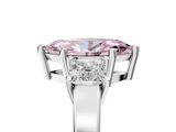 White gold Three-Stone Fancy Pink Marquise  Cut Solitaire Ring with Prong Setting_8