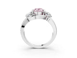 White gold Three-Stone Fancy Pink Oval Cut Cut Diamond Split Shank Prong Set Ring_15