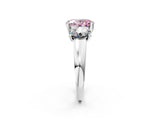 White gold Three-Stone Fancy Pink Oval Cut Cut Solitaire Ring with Classic Prong Setting_14