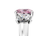 White gold Three-Stone Fancy Pink Oval Cut Cut Solitaire Ring with Classic Prong Setting_17