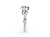 White gold Three-Stone Fancy Pink Oval Cut Diamond Channel Set Engagement Ring with Prong Setting_26