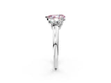 White gold Three-Stone Fancy Pink Pear Cut Cut Diamond Ring with Channel Set Band and Four-Prong Setting_14