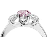 White gold Three-Stone Fancy Pink Pear Cut Cut Solitaire Ring with Classic Prong Setting_16