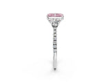 White gold Three-Stone Fancy Pink Radiant Cut Cut Diamond Pavé Band with Prong Setting_52