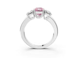 White gold Three-Stone Fancy Pink Radiant Cut Cut Diamond Ring with Channel Set Band and Four-Prong Setting_15