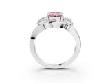 White gold Three-Stone Fancy Pink Radiant Cut Cut Diamond Split Shank Prong Set Ring_15