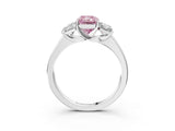 White gold Three-Stone Fancy Pink Radiant Cut Cut Solitaire Ring with Classic Prong Setting_15