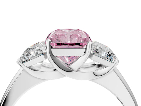 White gold Three-Stone Fancy Pink Radiant Cut Cut Solitaire Ring with Classic Prong Setting_16