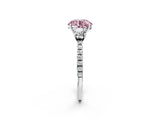 White gold Three-Stone Fancy Pink Round Cut Cut Diamond Pavé Band with Prong Setting_47