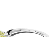 White gold Three-Stone Fancy Yellow Cushion Cut Cut Diamond Pavé Band with Prong Setting_32
