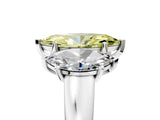 White gold Three-Stone Fancy Yellow Marquise Cut Cut Solitaire Ring with Classic Prong Setting_17