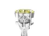 White gold Three-Stone Fancy Yellow Oval Cut Diamond Channel Set Engagement Ring with Prong Setting_41