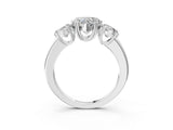 White gold Three-Stone Heart Cut Cut Diamond Ring with Channel Set Band and Four-Prong Setting_53