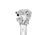 White gold Three-Stone Heart Cut Cut Diamond Ring with Channel Set Band and Four-Prong Setting_55