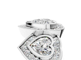 White gold Three-Stone Heart Cut Halo Pavé Diamond Ring_12
