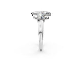 White gold Three-Stone Marquise Cut Cut Diamond Ring with Channel Set Band and Four-Prong Setting_52