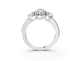 White gold Three-Stone Marquise Cut Cut Diamond Ring with Channel Set Band and Four-Prong Setting_53