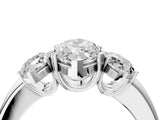 White gold Three-Stone Marquise Cut Cut Diamond Ring with Channel Set Band and Four-Prong Setting_54