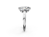 White gold Three-Stone Marquise Cut Diamond Ring with Channel-Set Band and Four-Prong Setting_58