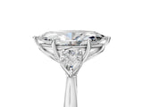 White gold Three-Stone Marquise Cut Diamond Ring with Pear  Side Stones in Four-Prong Setting_21