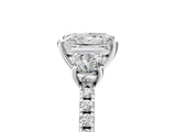 White gold Three-Stone Princess Cut Cut Diamond Pavé Band with Prong Setting_24