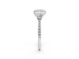 White gold Three-Stone Radiant Cut Cut Diamond Pavé Band with Prong Setting_21