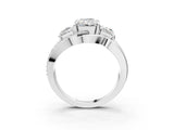 White gold Three-Stone Radiant Cut Cut Diamond Split Shank Prong Set Ring_22