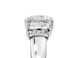 White gold Three-Stone Radiant Cut Diamond Ring with Channel Set Band and Four-Prong Setting_119
