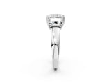 White gold Three-Stone Radiant Cut Diamond Ring with Channel Set Band and Four-Prong Setting_122