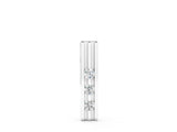 White gold Three-Stone Round Channel Set Pendant_14