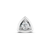 White gold Trillion Cut Diamond Bezel Pendant_6