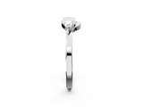 White gold Trillion Cut Open Band with Bezel Set Diamonds_48