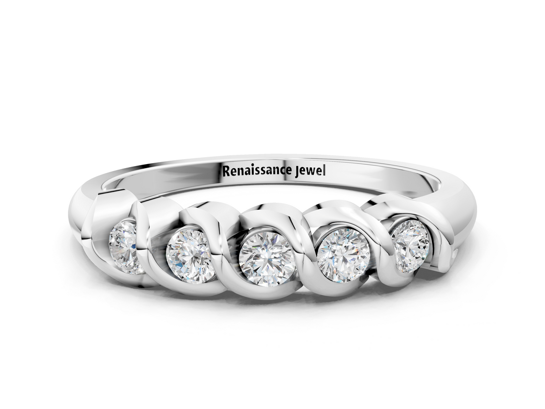 White gold Twist Prong Round Diamond Eternity Band_18
