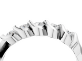 White gold Twist Prong Round Diamond Eternity Band_50
