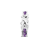 White gold Twisted Amethyst Marquise Pavé Band with Shared Prong Setting_11