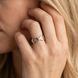 White gold Twisted Infinity Plain Band_31