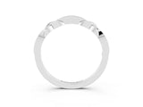 White gold Twisted Marquise Blue Sapphire Pavé Band with Shared Prong Setting_33