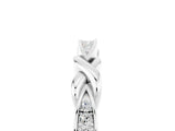 White gold Twisted Moissanite Marquise Pavé Band with Shared Prong Setting_11