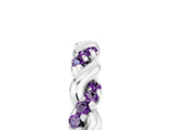 White gold Twisted Pavé Round Amethyst Eternity Band_11