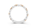 White gold Twisted Pavé Round Citrine Eternity Band_9