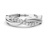 White gold Twisted Pavé Round Diamond Infinity Band_20