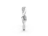 White gold Twisted Pavé Round Diamond Infinity Band_22