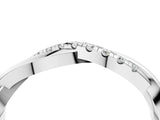 White gold Twisted Pavé Round Diamond Infinity Band_24