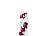 White gold Twisted Pavé Round Garnet Eternity Band_11