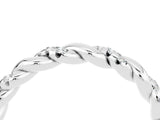 White gold Twisted Pavé Round Moissanite Eternity Band_10