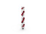 White gold Twisted Pavé Round Ruby Eternity Band_8