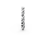 White gold Twisted Pave Round Diamond Eternity Band with Prong Setting_37