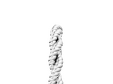 White gold Twisted Rope Solitaire Band with Round Stone and Bezel Setting_57