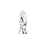 White gold Twisted Rope Solitaire Band_56